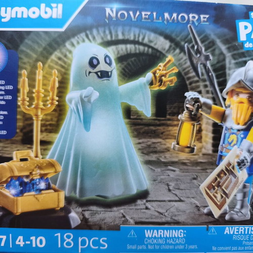 Playmobil Novelmore 71797 set with color-changing ghost used