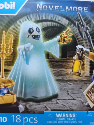 Playmobil Novelmore 71797 set with color-changing ghost used