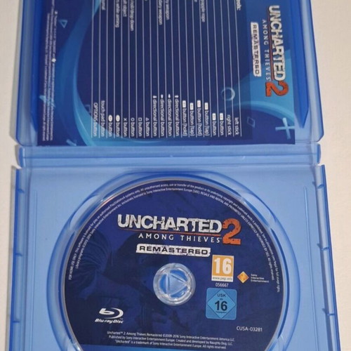 Uncharted 2 PS4 game used