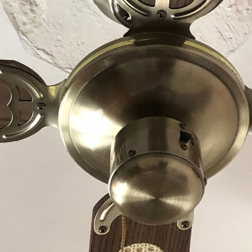 Vintage ceiling fan like new, 105 cm diameter