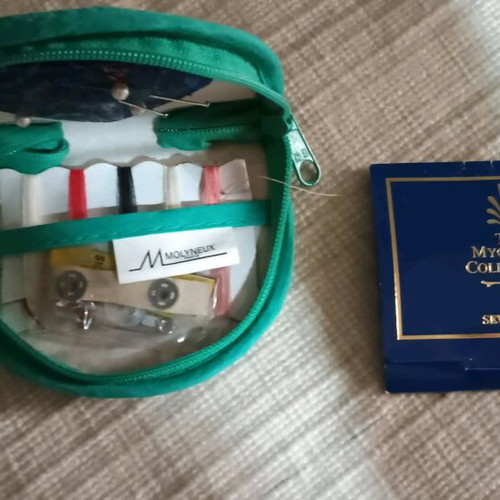 Parisian sewing kit with travel pouch and gift new