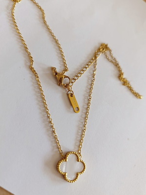 Cross necklace like new, chain length 45 cm