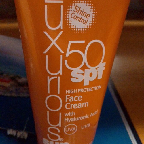 Luxurious Face Cream SPF 50 sunscreen new with safety seals