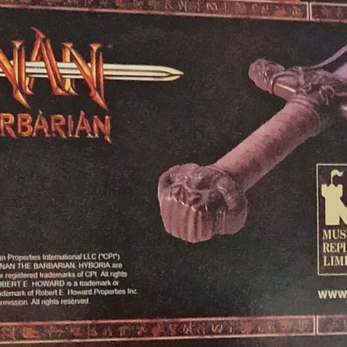 United Cutlery Conan The Barbarian Atlantean Sword 39" New Prop Replica