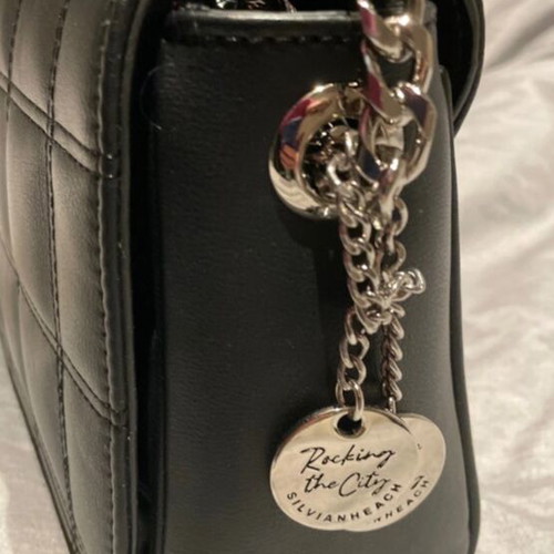 Silvian Heach shoulder bag new, crossbody, black and silver