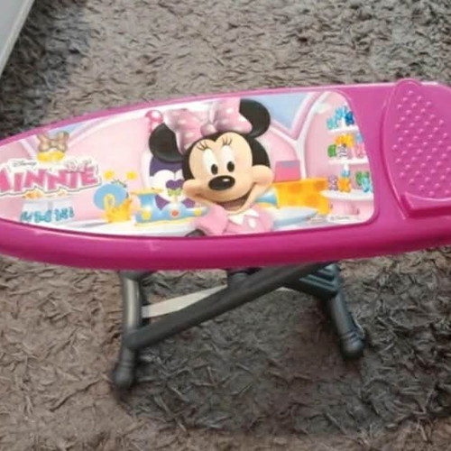Minnie ironing board and iron used