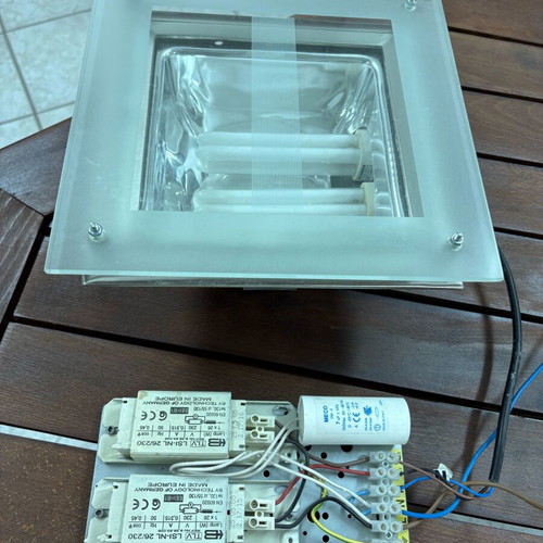 Downlight ceiling light PL 2x26W like new, professional use