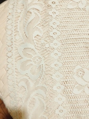Curtain 240 x 160 cm with fringes, like new