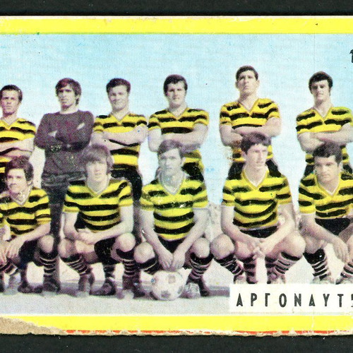 1970's Team Card Argonauts used, Nikea