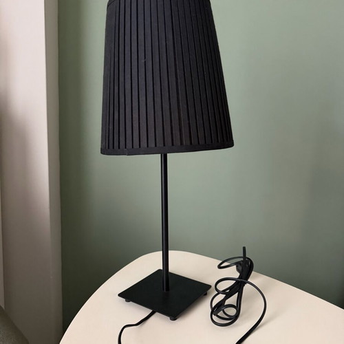 Portatif black IKEA table lamp used