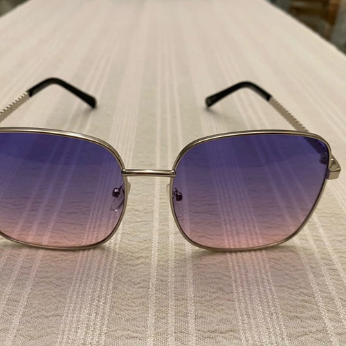 Maxair MA 20119 women's sunglasses new, silver with blue lenses