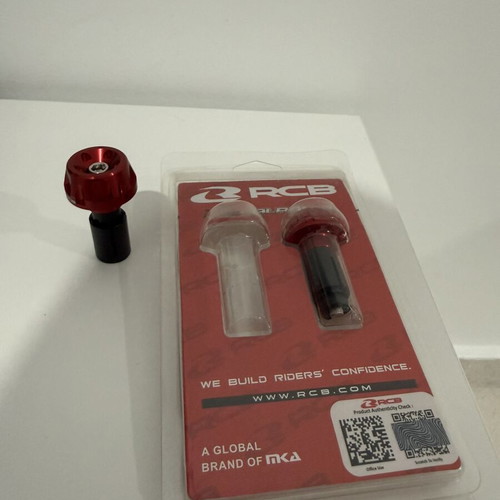RCB Handlebar End Balancer Red M7 new