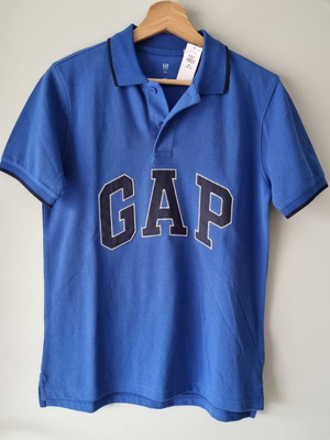 Gap Polo Shirt new, unisex, sizes 164-176 cm, black and blue
