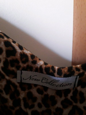 Maxi dress new, tiger print with thin straps, polyester