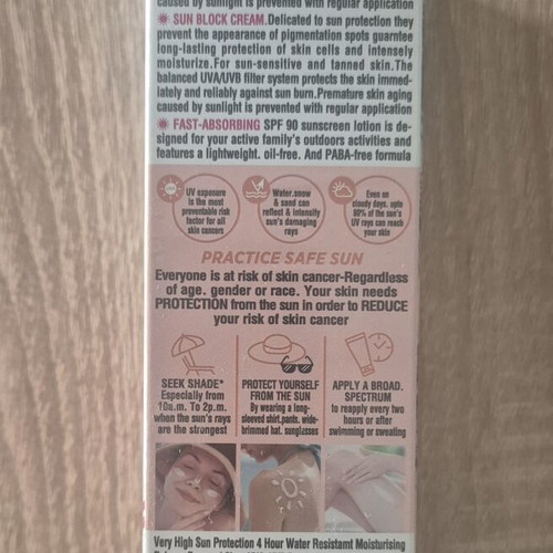 Donkey Milk Protect Sunblock SPF90+ 130ml new, water resistant