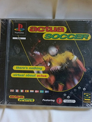 Actua Soccer game for PlayStation 1 like new, sealed