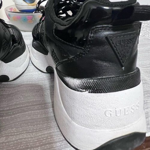 Guess sneakers like new, size 36, black and white