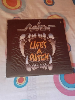 Raven Life's A Bitch LP used, metal