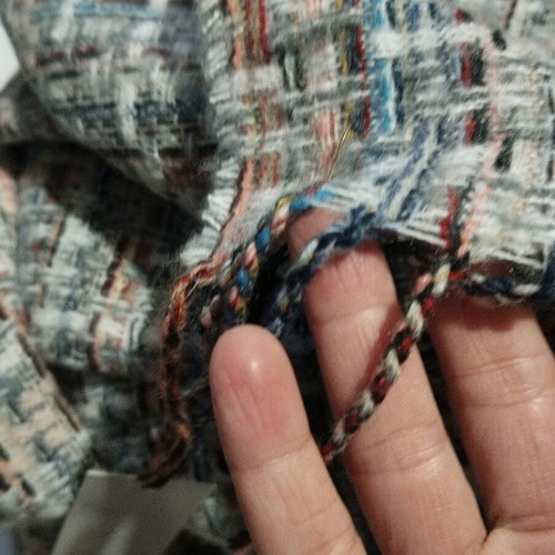 Wool Scarf new, soft multicolor tones