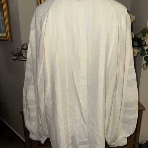 Zeus+Dione blouse like new, beige, size L