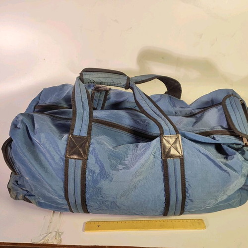 Enrico Benetti suitcase used, medium size, blue