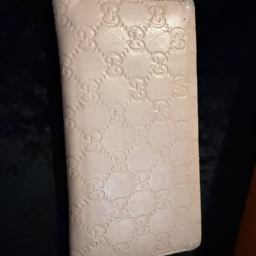 Gucci leather wallet, pale pink