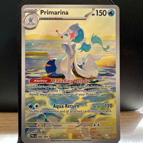 Primarina 088/084 Pitch Black NM card new