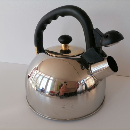 Stainless steel kettle 2.5 liters used, FEST inox 18/10