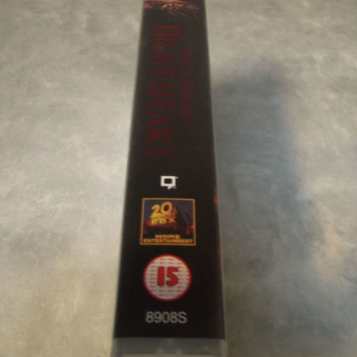 Braveheart Mel Gibson VHS tape used, 1990s