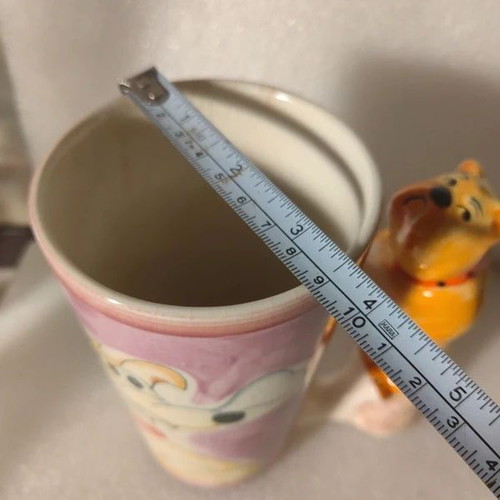 Vintage ceramic dog mug used, good condition