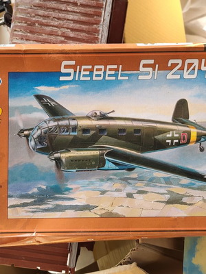 Siebel 204 1/72 Model Kit used