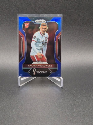 2022 Panini Prizm World Cup Qatar Blue Kacper Kozlowski #167 Rookie RC μεταχειρισμένο