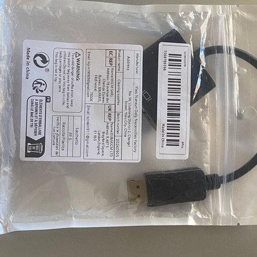 Lanberg DisplayPort to VGA Adapter new