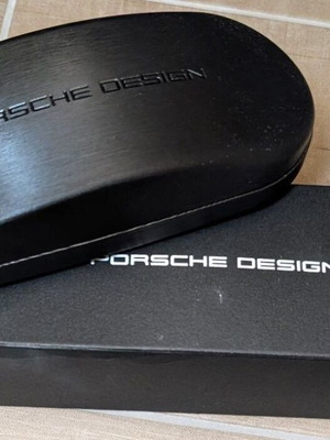 Porsche Design Sunglasses Case new black with card, cloth and box