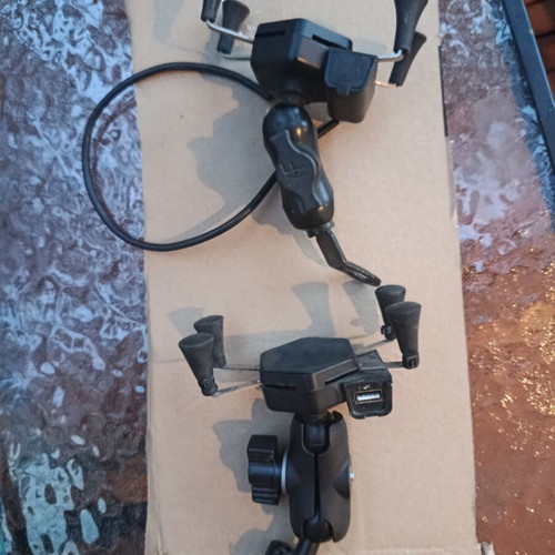 Phone mounts for motorcycles used, set of 2