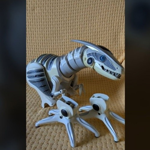 RoboRaptorX toy used, broken legs, original remote included