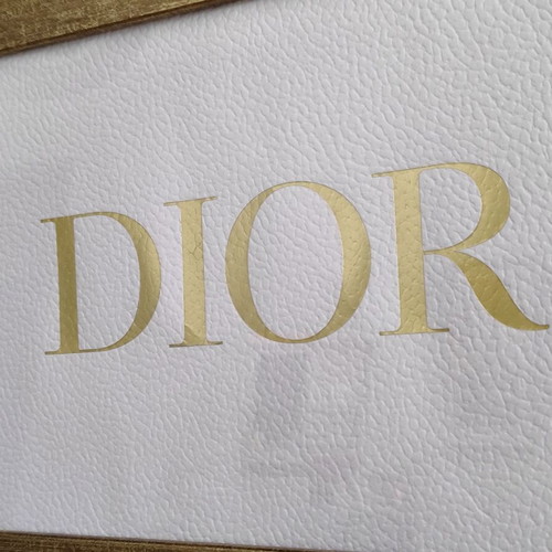 Dior decorative frame used made from authentic paper bag