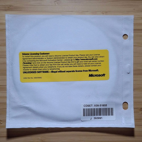 Microsoft Windows Server 2003 Enterprise Edition like new for 64-bit Itanium