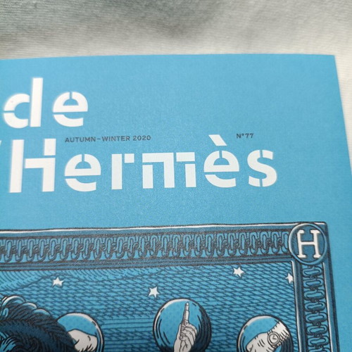 Le Monde d'Hermes magazine issue No.77 fall-winter 2020 like new