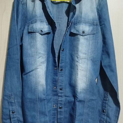 Brother-F denim shirt, blue, size L
