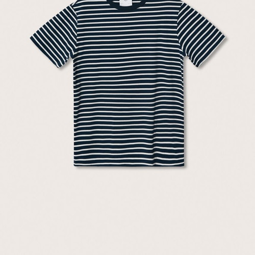 Μπλουζάκι T-Shirt βαμβακερό ριγέ μπλε μέγεθος XL καινούργιο
