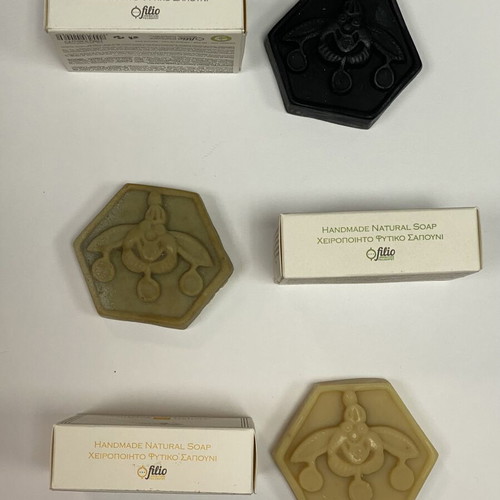 FilioNature Handmade Natural Soaps set, honey propolis, green clay, bee pollen