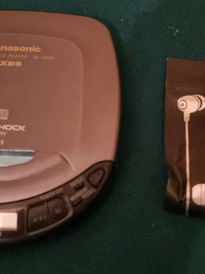 Cd Player Panasonic SL-S220 σε λειτουργία με καινούργια ακουστικά