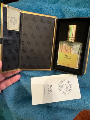 Musc Intense Nicolas perfume used Eau de Parfum 15 ml