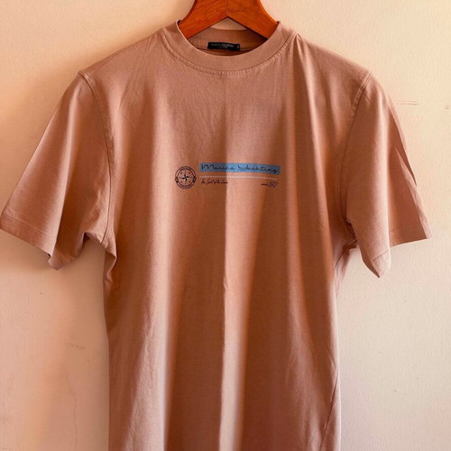Marina Yachting men's short-sleeve t-shirt size M beige like new