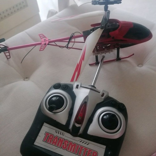 Toy helicopter used with remote control