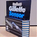  Gillette Sensor παλιό σετ των 5 ανταλλακτικών λεπίδων