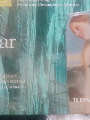 Elgar ορχήστρα Φιλαρμονία CD μεταχειρισμένο με βιβλιαράκι, κλασική