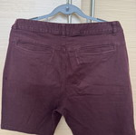 Bershka men's maroon chino shorts, size EUR 42