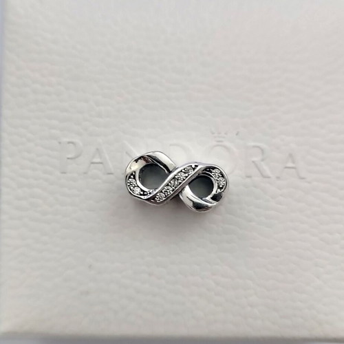 Pandora Sparkling Infinity Charm S925 ALE new with zirconia